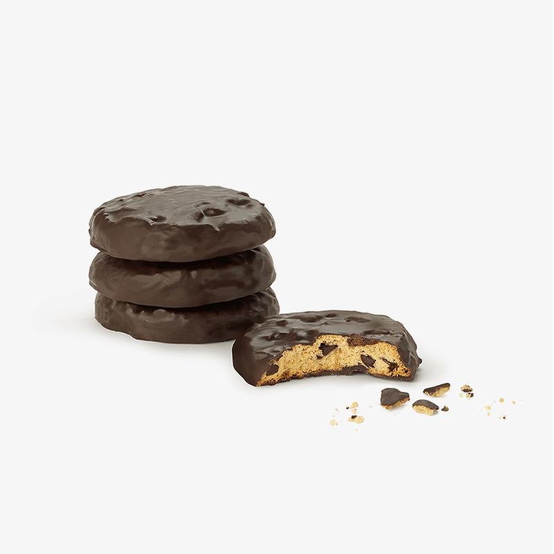Cookies bañadas con chocolate sin gluten