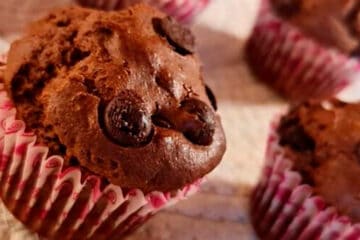 Muffins de chocolate sin gluten